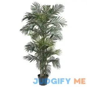 Nearly Natural Artificial Golden Cane Palm Tree