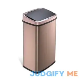 Nine Stars 13.2-Gal. Stainless Steel Sensor Trash Can