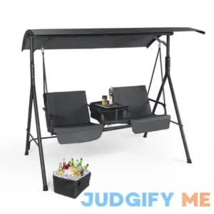 OKL 2 Seat Outdoor Patio Swing Chair