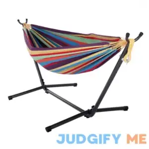 ONCLOUD 550 LBS Double Hammock with Stand Included with Portable Carrying Bag