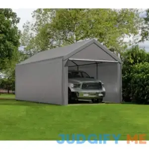 Outdoor Carport 10x20ft Heavy Duty Canopy Storage Shed