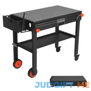 Outdoor Portable Grill Table stand - Folding Prep Stand for 17" or 22" Blackstone Griddle
