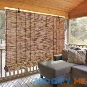 Patio Shades Roll Up Outdoor Bamboo Blinds for Outdoor Patio Thernal Insulated Shading Reed Blinds