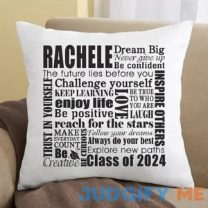 Personalized Dream Big Graduation Pillow Personal Creations Customized Throw Pillows & Cases Home DГ©cor Gifts