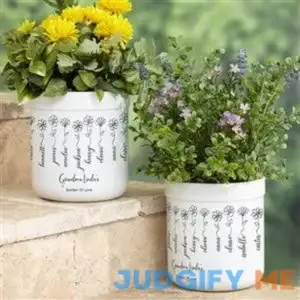 Personalized Garden Of Love Outdoor Flower Pot
