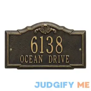 Personalized Gatewood Plaque Standard 2 Line Whitehall