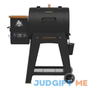 Pit Boss Lexington 500 Sq in Wood Fired Pellet Grill and Smoker Onyx Series