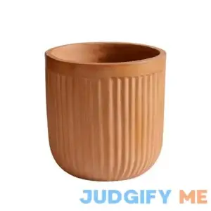 Pottery Barn Outdoor Concrete Fluted Planter Diam. x H