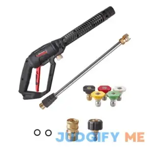 Pressure Washer Gun with Power Wash Extension Wand 4000PSI 5 Sprayer Nozzle Tips