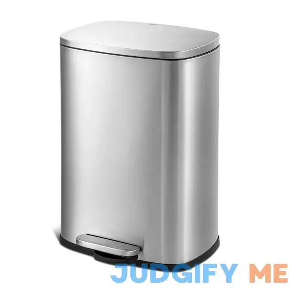 Qualiazero 13.2 Gallon Trash Can Rectangular Step On Kitchen Trash Can Qualiazero 13.2 Gallon Trash Can Rectangular Step On Kitchen Trash Can