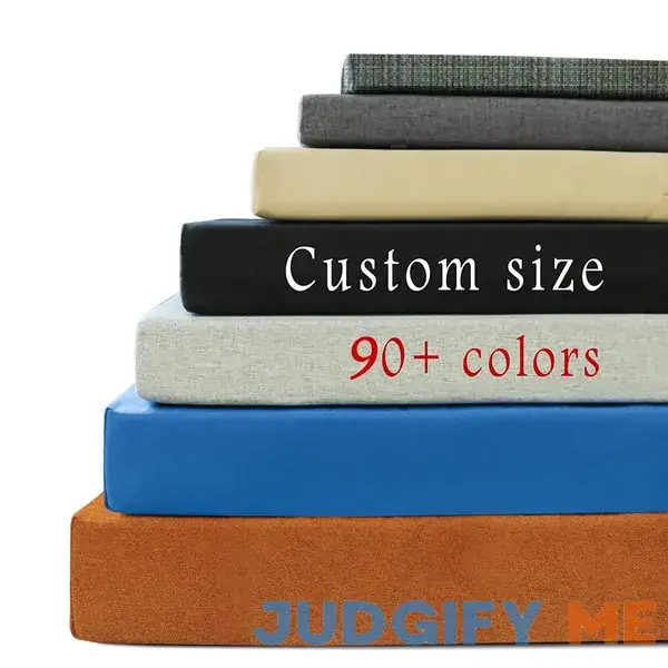 ROFIELTY Custom Size Bench Cushion for Indoor/Outdoor Patio Furniture/Window Seat 90+ Colors to Choose from