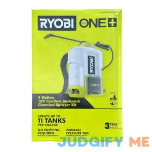 RYOBI ONE+ 18V Cordless Battery 4 Gal. Backpack Chemical Sprayer with 2.0 Ah
