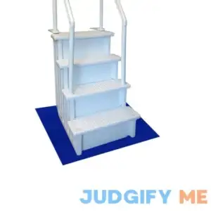 Resilia Stay-Put Swimming Pool Ladder Mat Non-Slip Wide Ribbed