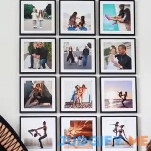 Restickable Picture Tiles - Pictures Frames - Photo Gifts Ideas - Wall Decor - Gallery Wall Ideas - Wall Photo - Anniversary Gifts