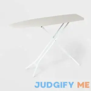 Room Essentials Standard Ironing Board White Metal with Creamy Chai Cover
