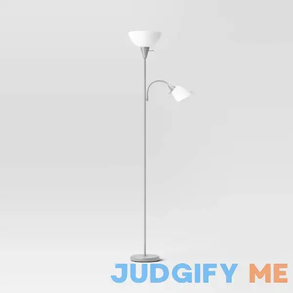 Room Essentials Torchiere with Task Light Floor Lamp Room Essentials Torchiere with Task Light Floor Lamp