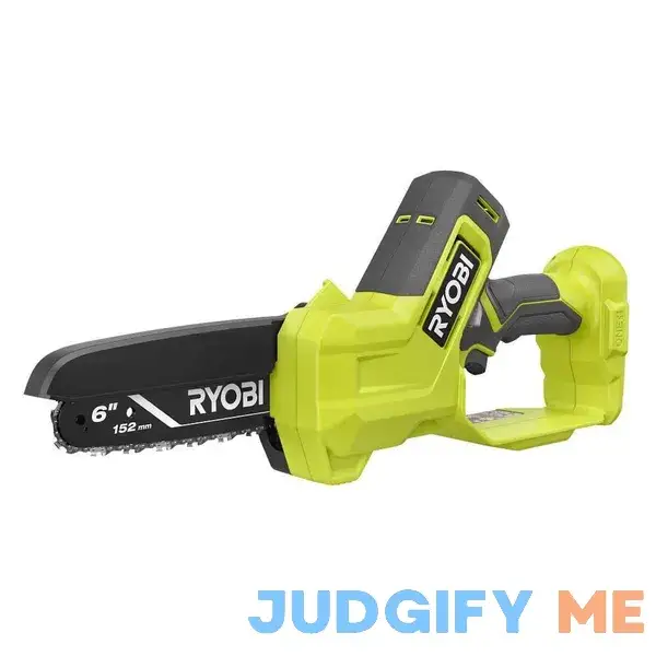 Ryobi ONE+ 18V 6 in. Battery Compact Pruning Mini Chainsaw Ryobi ONE+ 18V 6 in. Battery Compact Pruning Mini Chainsaw