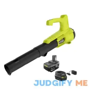Ryobi ONE+ 18V 90 MPH 250 CFM Cordless Battery Leaf Blower with 4.0 Ah Battery and Charger