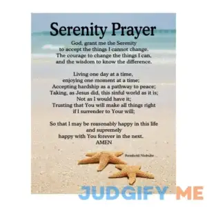Serenity Prayer - Beach Christian Wall Decor
