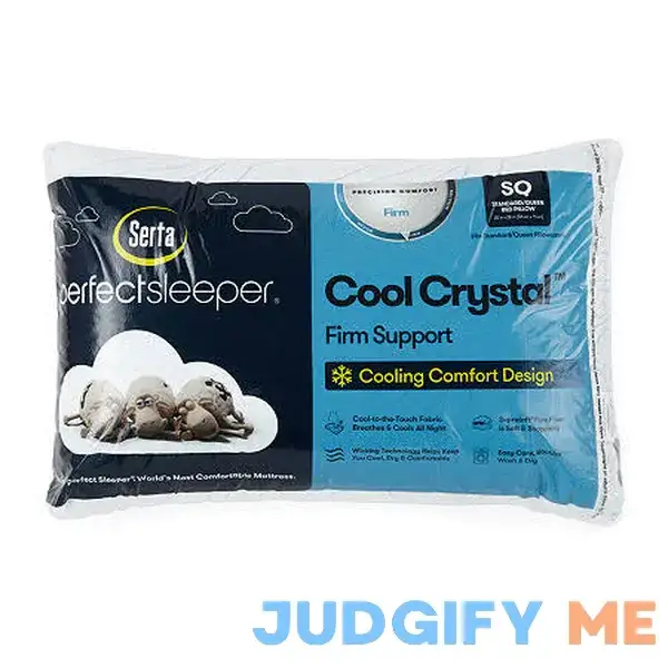 Serta PerfectSleeper Cool Crystal Support Pillow White Serta PerfectSleeper Cool Crystal Support Pillow White