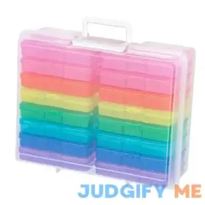 Simply Tidy Rainbow Photo and Craft Keeper