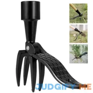 Stand Up Weed Puller Tool Weeding Head Replacement Metal Manual Weed Remover Handheld Weed Picker Tool for Outdoor Garden Lawn Without Bending