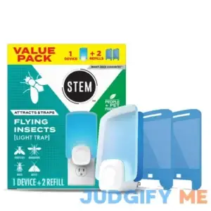 Stem Light Trap Attracts and Traps Flying Insects