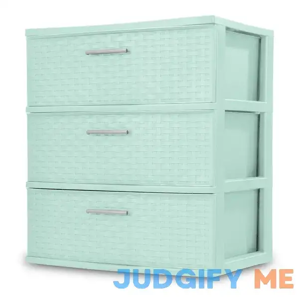 Sterilite 3 Drawer Weave Tower Sterilite 3 Drawer Weave Tower