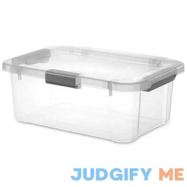 Sterilite HingeLID Storage Box Plastic Sterilite HingeLID Storage Box Plastic