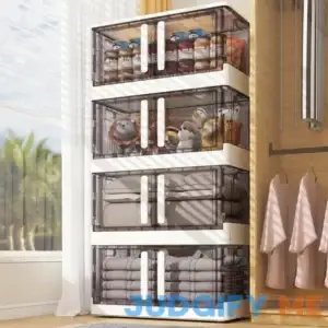 Storage Bins with Lids 4 Pack