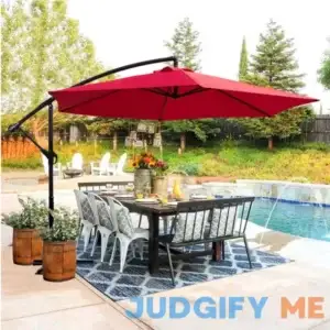 Stuart 10FT Cantilever Umbrella Arlmont & Co. Fabric