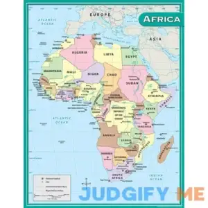 Teacher Created Resources Africa Map Chart