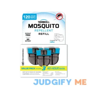 Thermacell Rechargeable Mosquito Repeller Refills Advanced Repellent Formula Provides 20вЂ™ Protection Zone