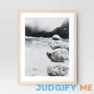 Threshold Matted 24" Wedge Poster Frame Natural