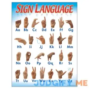 Trend Enterprises Sign Language Chart