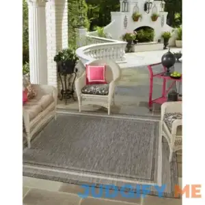 Unique Loom Outdoor Border Square Area Rug