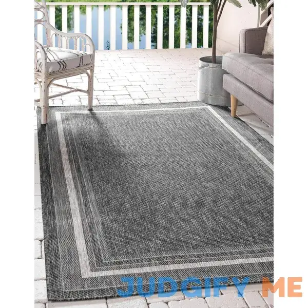 Unique Loom Outdoor Soft Border Area Rug Unique Loom Outdoor Soft Border Area Rug