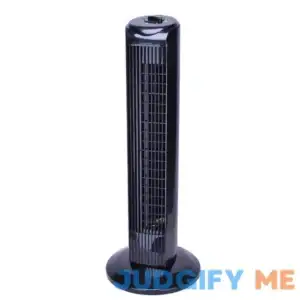 Utilitech 28-in 3-Speed Indoor Black/Plastic Injection Color Oscillating Tower Fan