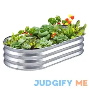 VEVOR Galvanized Raised Garden Bed Planter Box