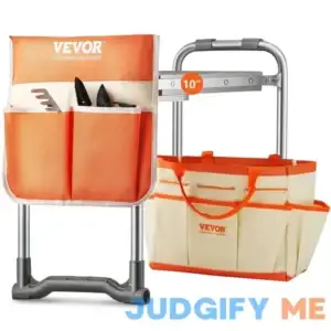 VEVOR Garden Kneeler and Seat Foldable Garden Stool EVA Pad 330 lbs Capacity