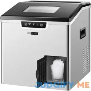 VIVOHOME Electric 44 lbs./Day 2-in-1 Portable Square Ice Maker and Shaver Machine