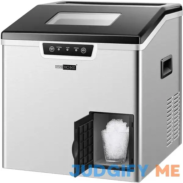 VIVOHOME Electric 44 lbs./Day 2-in-1 Portable Square Ice Maker and Shaver Machine VIVOHOME Electric 44 lbs./Day 2-in-1 Portable Square Ice Maker and Shaver Machine