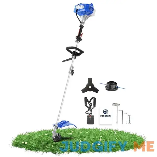 Wild Badger Power Badger 26cc Full Crank Gas 2-Cycle 2-in-1 Straight Shaft Grass Trimmer Wild Badger Power Badger 26cc Full Crank Gas 2-Cycle 2-in-1 Straight Shaft Grass Trimmer