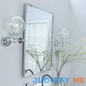 Woodvale Metal Framed Wall Mounted Bathroom / Vanity Mirror Red Barrel Studio