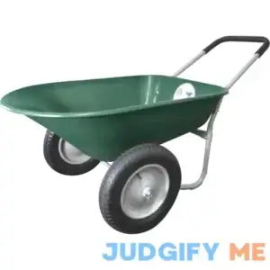Yard Rover Garden Star Poly Residential Wheelbarrow 5 cu ft