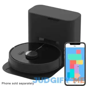 bObsweep Dustin Wi-Fi Connected Self-Emptying Robot Vacuum and Mop