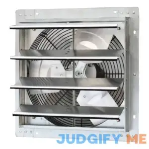 iLiving 16 Inch Variable Speed Wall Mounted Shutter Exhaust Fan