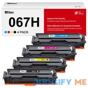 067H High Yield 067 Toner Cartridge Set Compatible for Canon 067 Toner Canon 067H Work for Canon MF656cdw Toner Cartridges MF654cdw LBP632Cdw