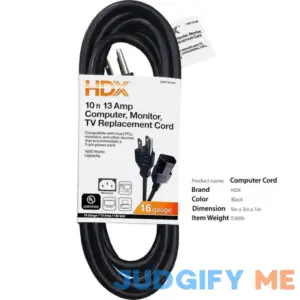 10 ft. 16/3 Light Duty Computer