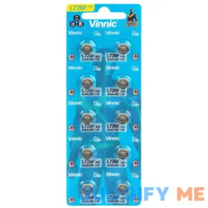 10 x Vinnic Size Lr41 392 AG3 L736 SR41W Alkaline Watch Battery